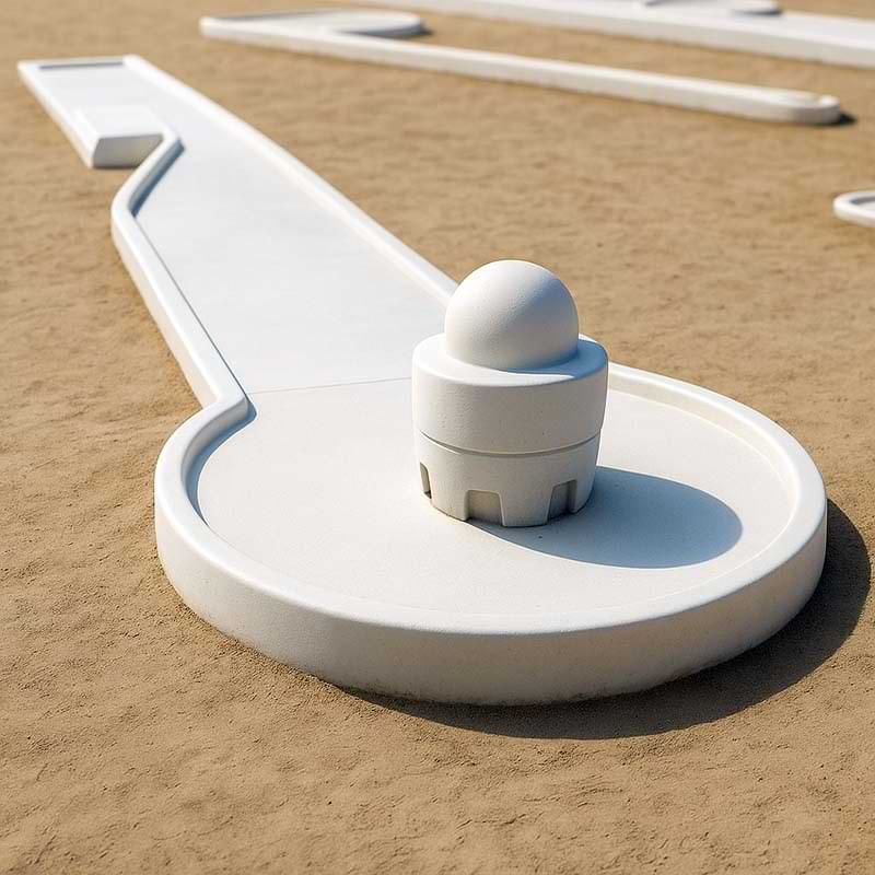 Parcours mini-golf dans MOBILIER URBAIN