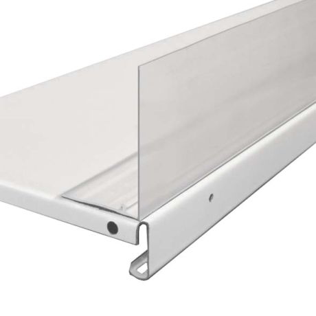 Rail à butée H. 60 mm pour séparateurs Rail à butée H. 60 mm pour séparateurs
