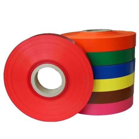 Bande de fond PVC couleur pour porte-étiquette Bande de fond PVC couleur pour porte-étiquette