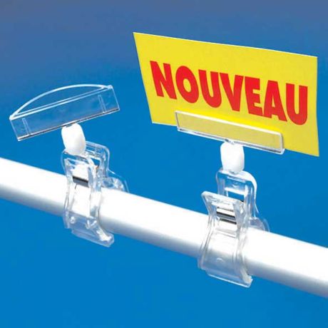 Porte-prix sur pince Porte-prix sur pince