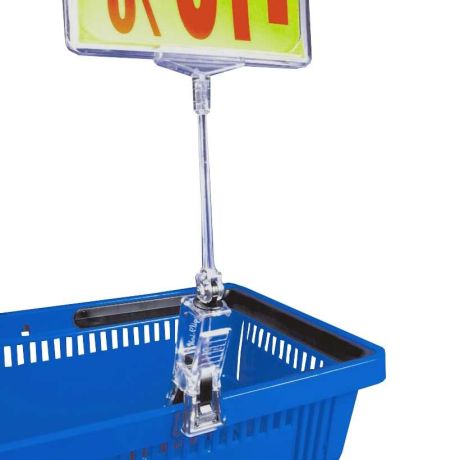 Tige articulée sur pince pour cadre PVC Tige articulée sur pince pour cadre PVC