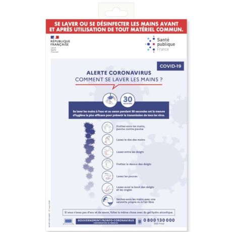 Affiche lavage des mains Affiche lavage des mains