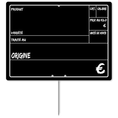 Etiquette Primeur VOCC 20 X 15 cm Etiquette Primeur VOCC 20 X 15 cm