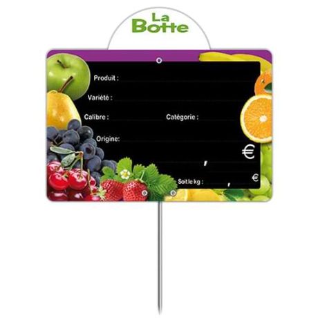Etiquette Fruits VOCC 15 X 10 cm Etiquette Fruits VOCC 15 X 10 cm