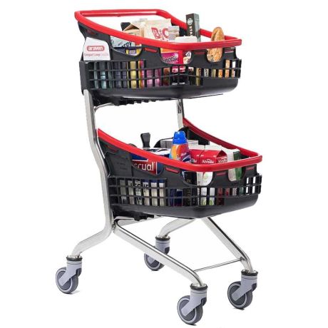 Chariot Loop double panier 70L