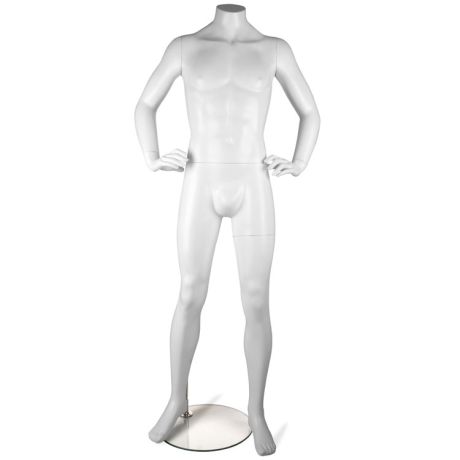 Mannequin homme blanc LOUIS Mannequin homme blanc LOUIS