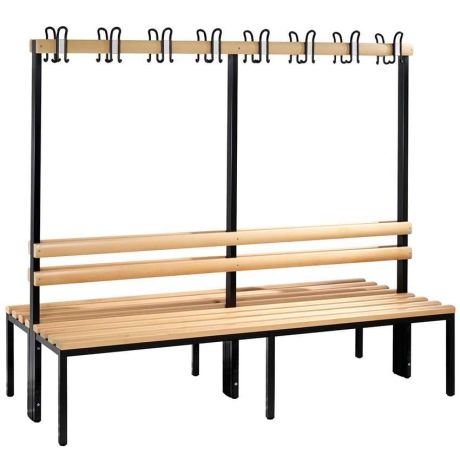 Banc-portemanteaux double face Banc-portemanteaux double face
