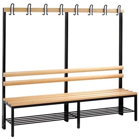 Banc-portemanteaux simple face Banc-portemanteaux simple face