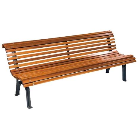 Banc bois pied fonte Ferret Banc bois pied fonte Ferret