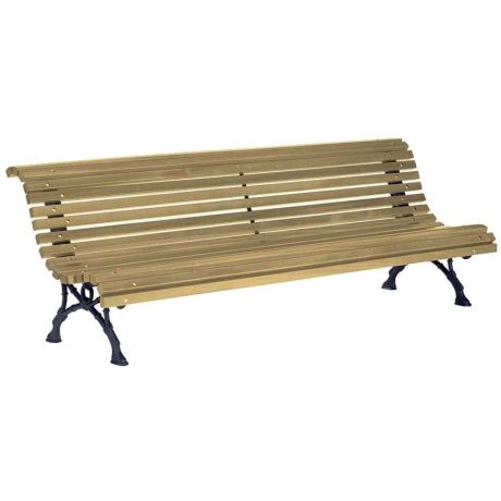 Banc lattes bois brut Le Sen Banc lattes bois brut Le Sen