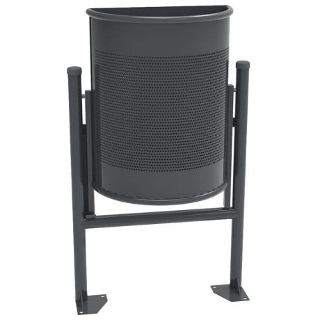 Corbeille basculante demi-ronde 30L Corbeille basculante demi-ronde 30L