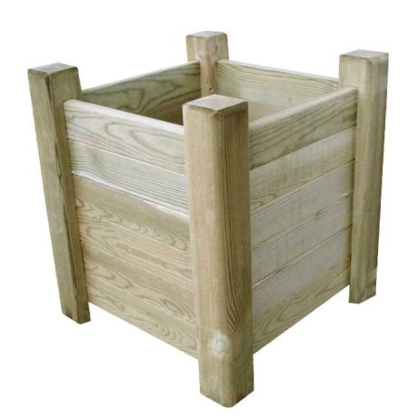 Jardinière carrée en bois Jardinière carrée en bois