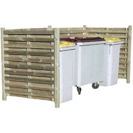 Cache-conteneur bois Cache-conteneur bois