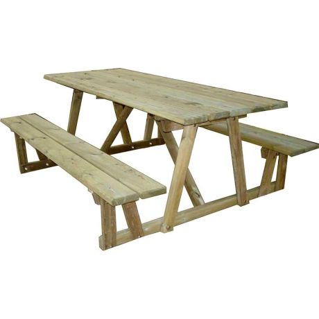 Table pique nique bois Summer Table pique nique bois Summer