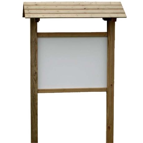 Panneau d'affichage extérieur en bois Panneau d'affichage extérieur en bois