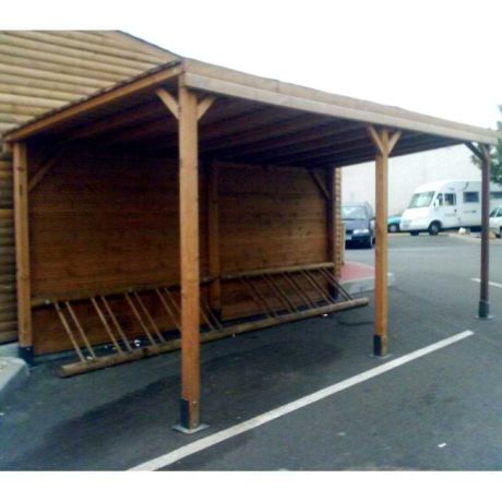 Abri vélos bois Abri vélos bois