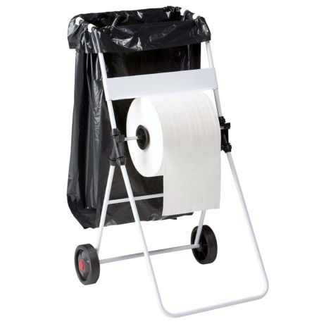 Support de sac mobile + dérouleur bobine Support de sac mobile + dérouleur bobine