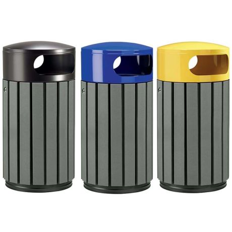 Corbeille lattes recyclées Lalinde 40L