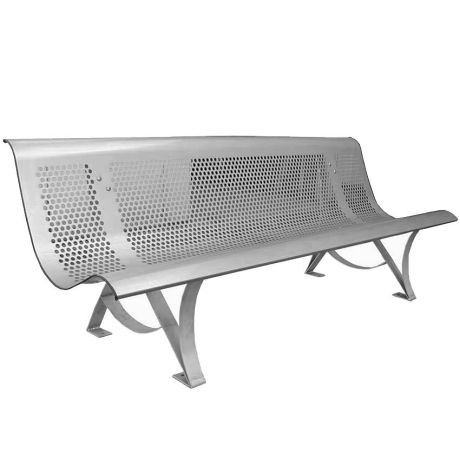 Banc public inox Royan Banc public inox Royan