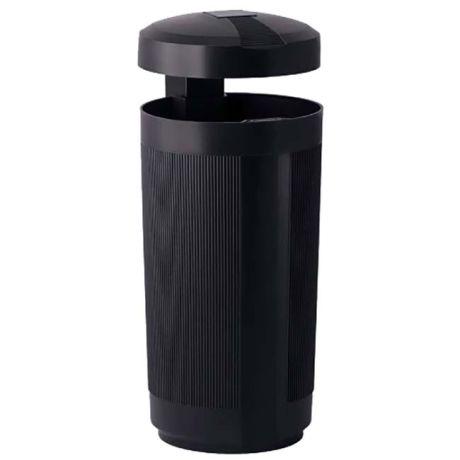 Corbeille extérieure avec auvent 50L Corbeille extérieure avec auvent 50L