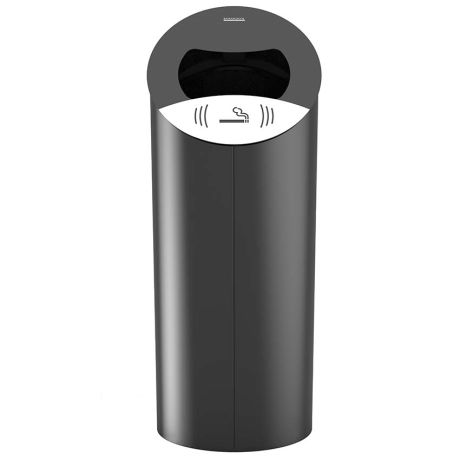 Poubelle acier oblique 85L Poubelle acier oblique 85L