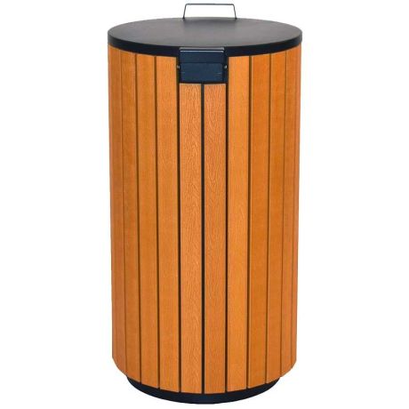 Corbeille aspect bois Sologne 90L Corbeille aspect bois Sologne 90L