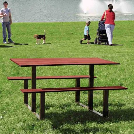 Table pique-nique stratifié compact Touraine Table pique-nique stratifié compact Touraine