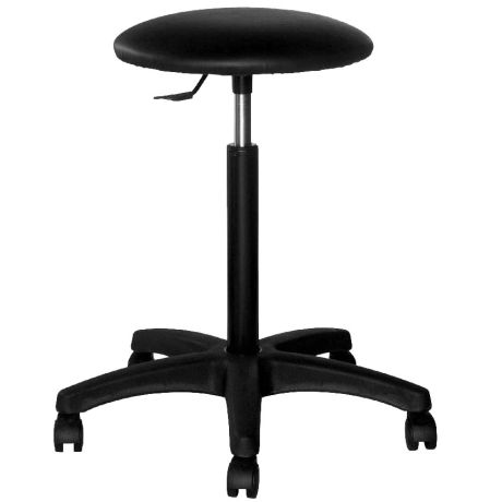 Tabouret assise vynil sur roulettes Tabouret assise vynil sur roulettes