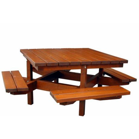 Table pique-nique carrée Table pique-nique carrée