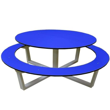 Table pique nique ronde Collège Table pique nique ronde Collège
