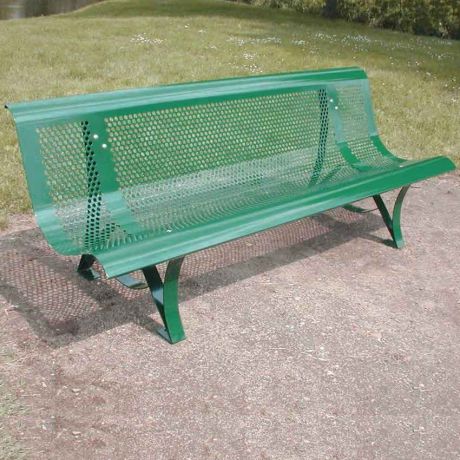 Banc public acier Métro Banc public acier Métro