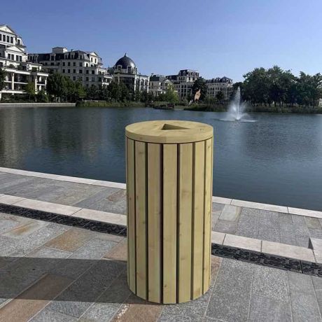 Corbeille bois Genève 110L