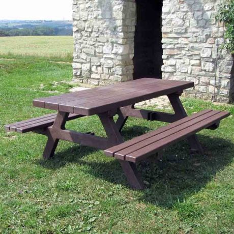 Table pique-nique recyclée Erquy Table pique-nique recyclée Erquy