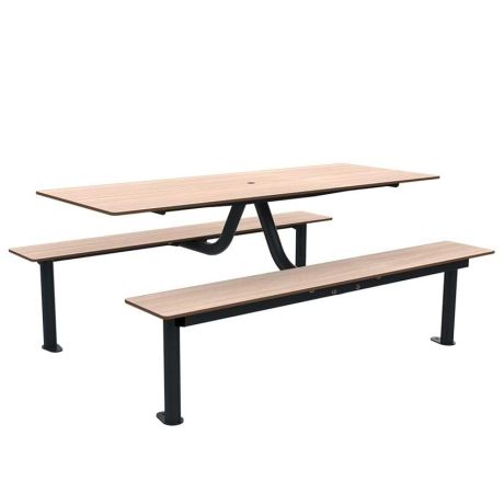 Table pique-nique rectangulaire 8 places Mika Table pique-nique rectangulaire 8 places Mika