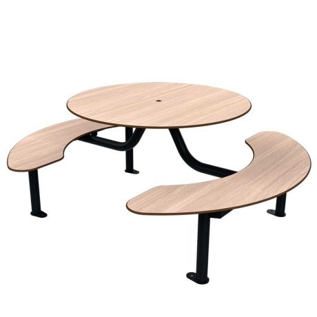 Table pique-nique ronde 6 places Mika Table pique-nique ronde 6 places Mika