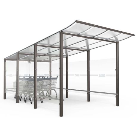 Abri pour chariots magasin Abri pour chariots magasin