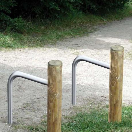 Support vélo bois et acier Solo Support vélo bois et acier Solo