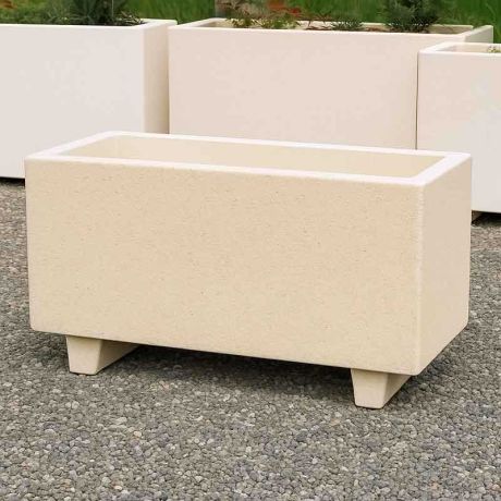 Jardinière béton rectangulaire Ispe