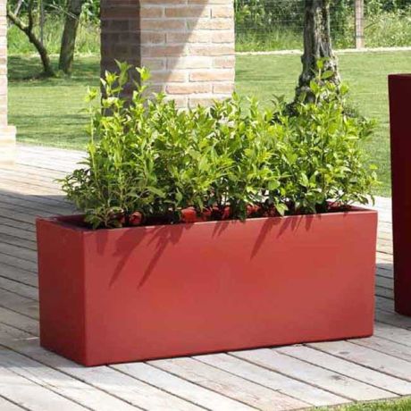 Jardinière résine Graminée