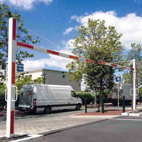 Portique pivotant limitation hauteur 2,5 à 3,5 m Portique pivotant limitation hauteur 2,5 à 3,5 m