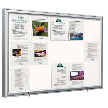 Vitrine alu Quality anodisée grand format Vitrine alu Quality anodisée grand format