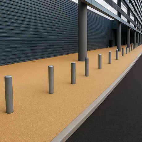 Borne Anti-bélier galvanisée D. 220 mm