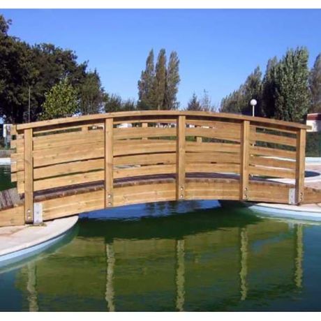 Passerelle piétonne cintrée 3 à 15 m