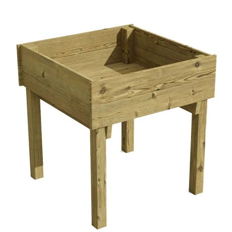 Table potagère autostable pin autoclave