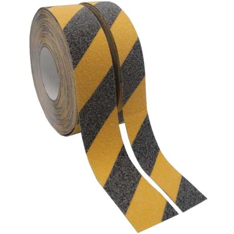 Bandes adhésives anti-dérapantes noir / jaune 3M Bandes adhésives anti-dérapantes noir / jaune 3M