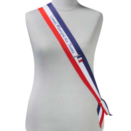 Echarpe tricolore jeunes élus Echarpe tricolore jeunes élus