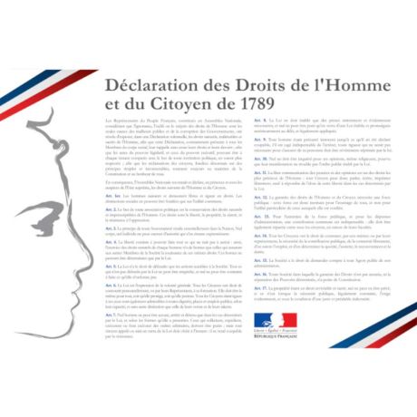 Plaque "Déclaration Universelle des Droits de l'Homme" Plaque "Déclaration Universelle des Droits de l'Homme"
