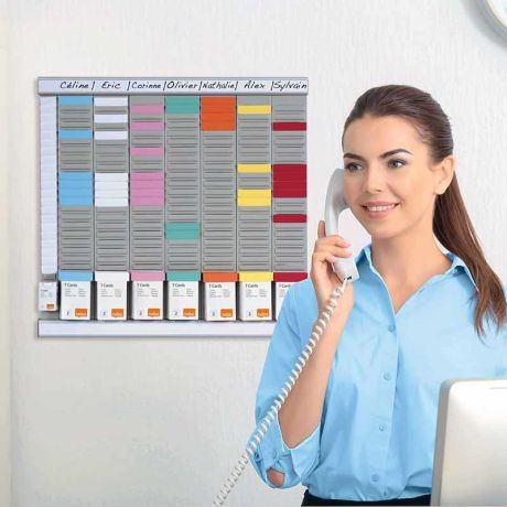 Planning hebdo à fiches T Nobo - 24 Fentes