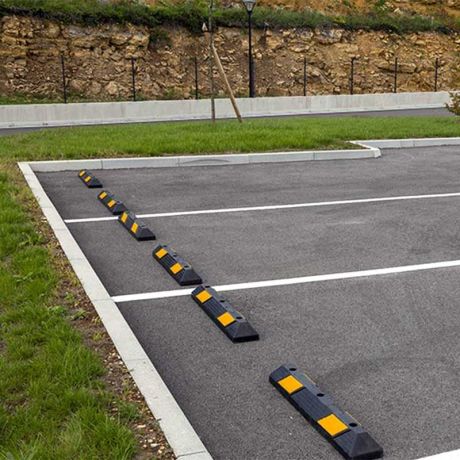 Butée de parking caoutchouc Butée de parking caoutchouc