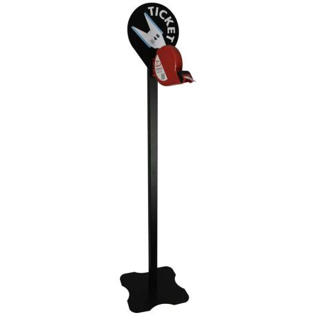 Pied support pour distributeur de tickets d'attente Pied support pour distributeur de tickets d'attente